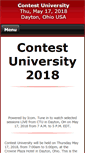 Mobile Screenshot of contestuniversity.com