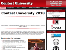 Tablet Screenshot of contestuniversity.com